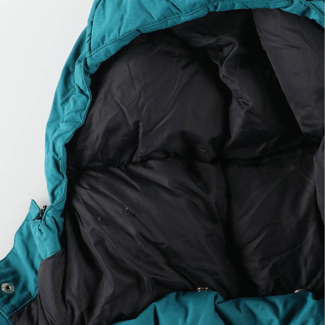 90'S REI Men's XXL Vintage Down Parka unclear turquoise blue Vintage Second Hand