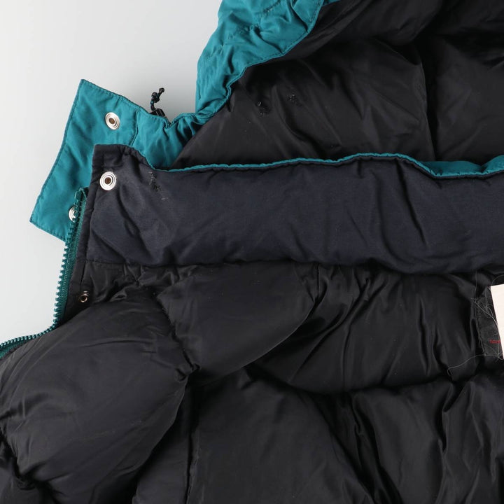 90'S REI Men's XXL Vintage Down Parka unclear turquoise blue Vintage Second Hand