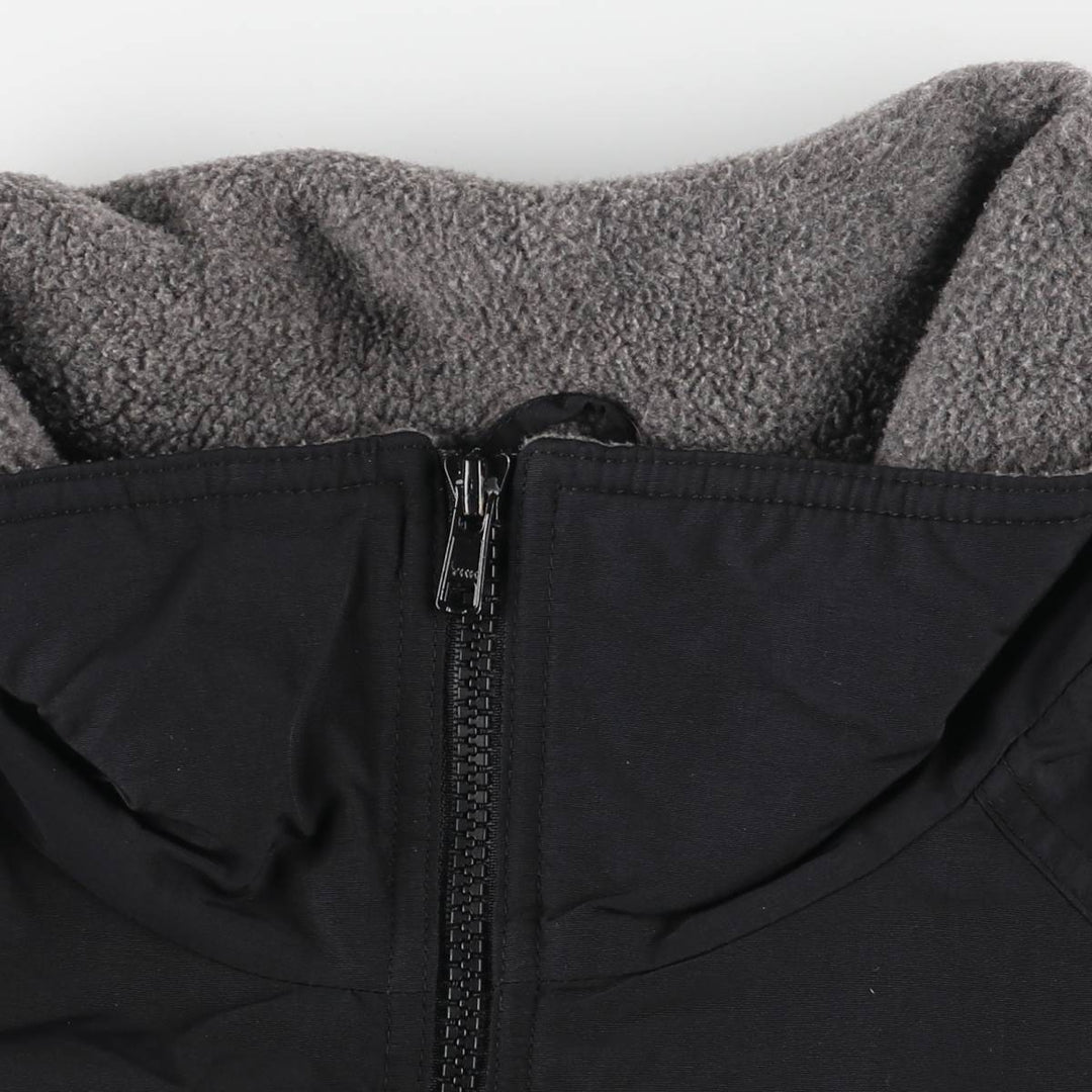 Vintage 90'S Lands' End padded puffer jacket, men's size XL Nylon black type Vintage Second Hand