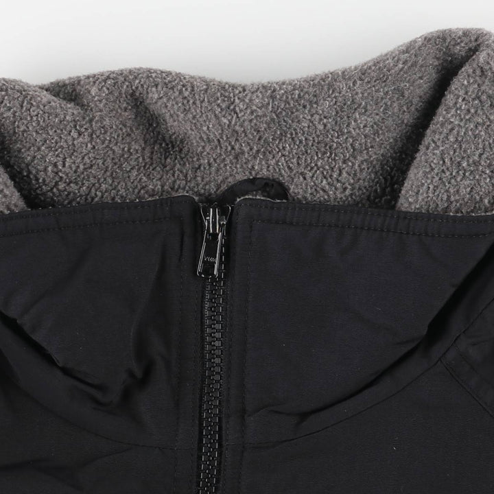 Vintage 90'S Lands' End padded puffer jacket, men's size XL Nylon black type Vintage Second Hand