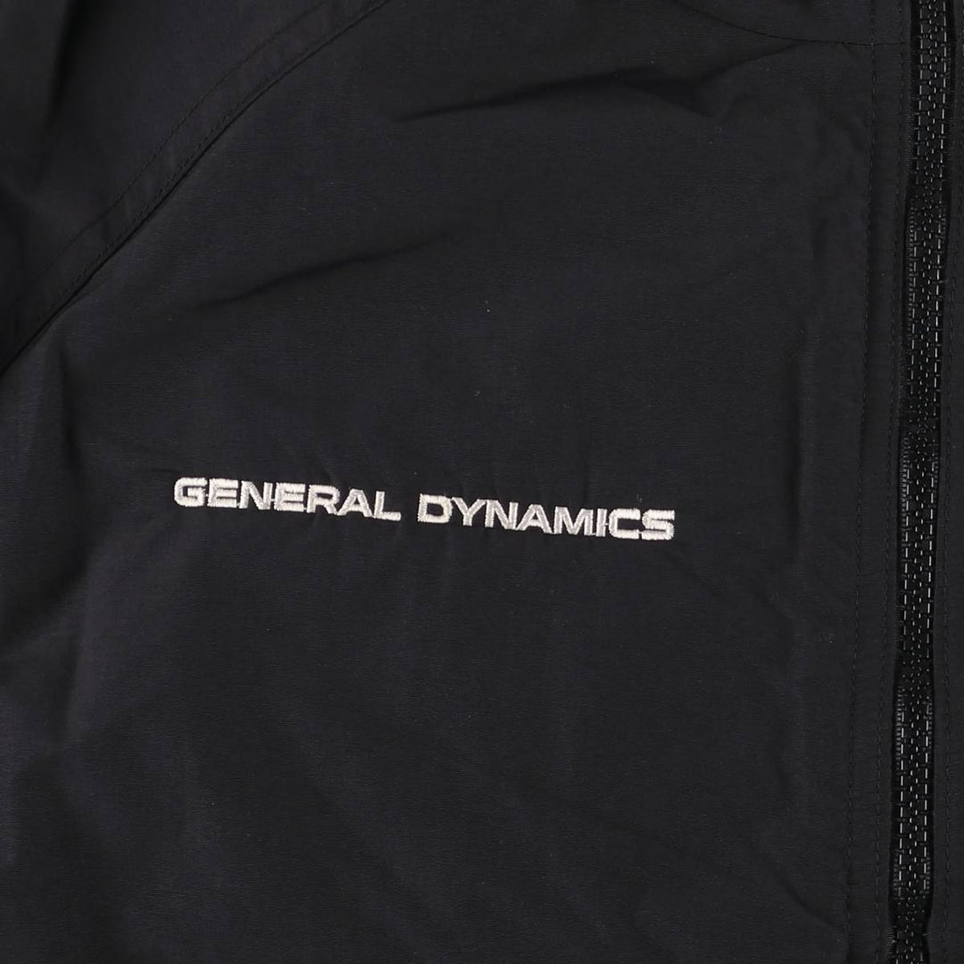 Vintage 90'S Lands' End padded puffer jacket, men's size XL Nylon black type Vintage Second Hand