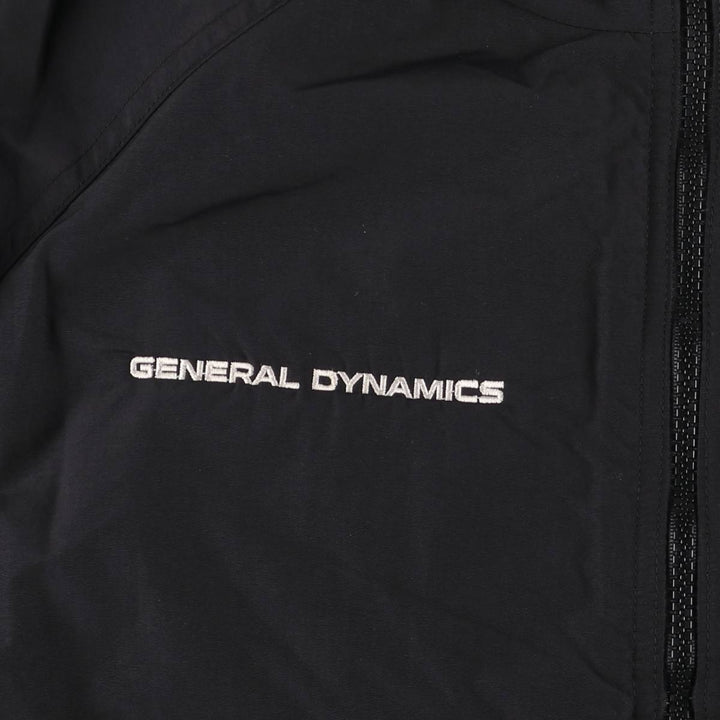 Vintage 90'S Lands' End padded puffer jacket, men's size XL Nylon black type Vintage Second Hand