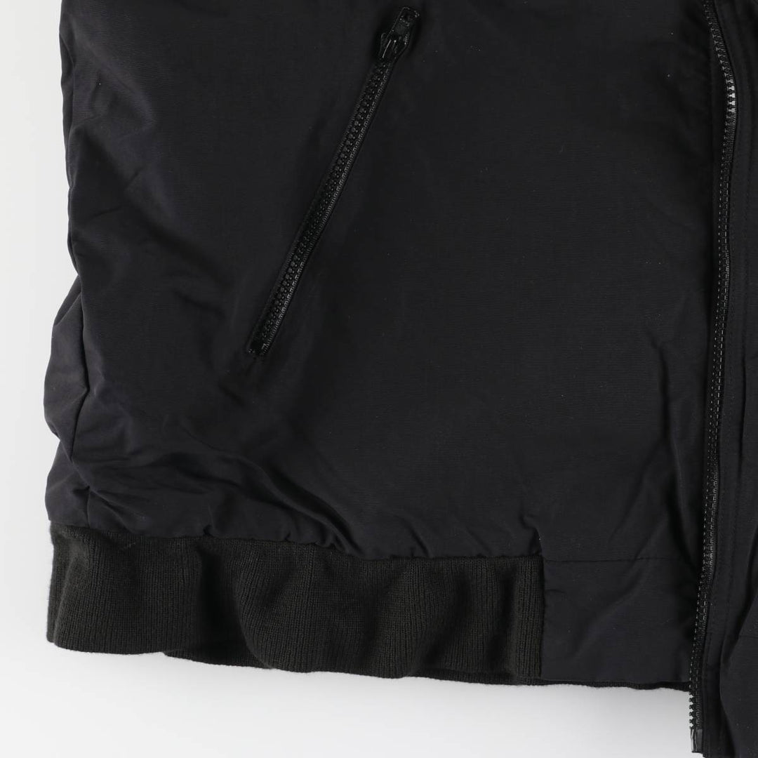 Vintage 90'S Lands' End padded puffer jacket, men's size XL Nylon black type Vintage Second Hand