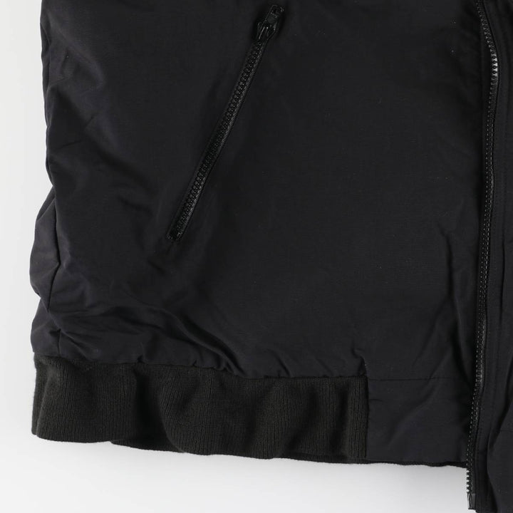 Vintage 90'S Lands' End padded puffer jacket, men's size XL Nylon black type Vintage Second Hand