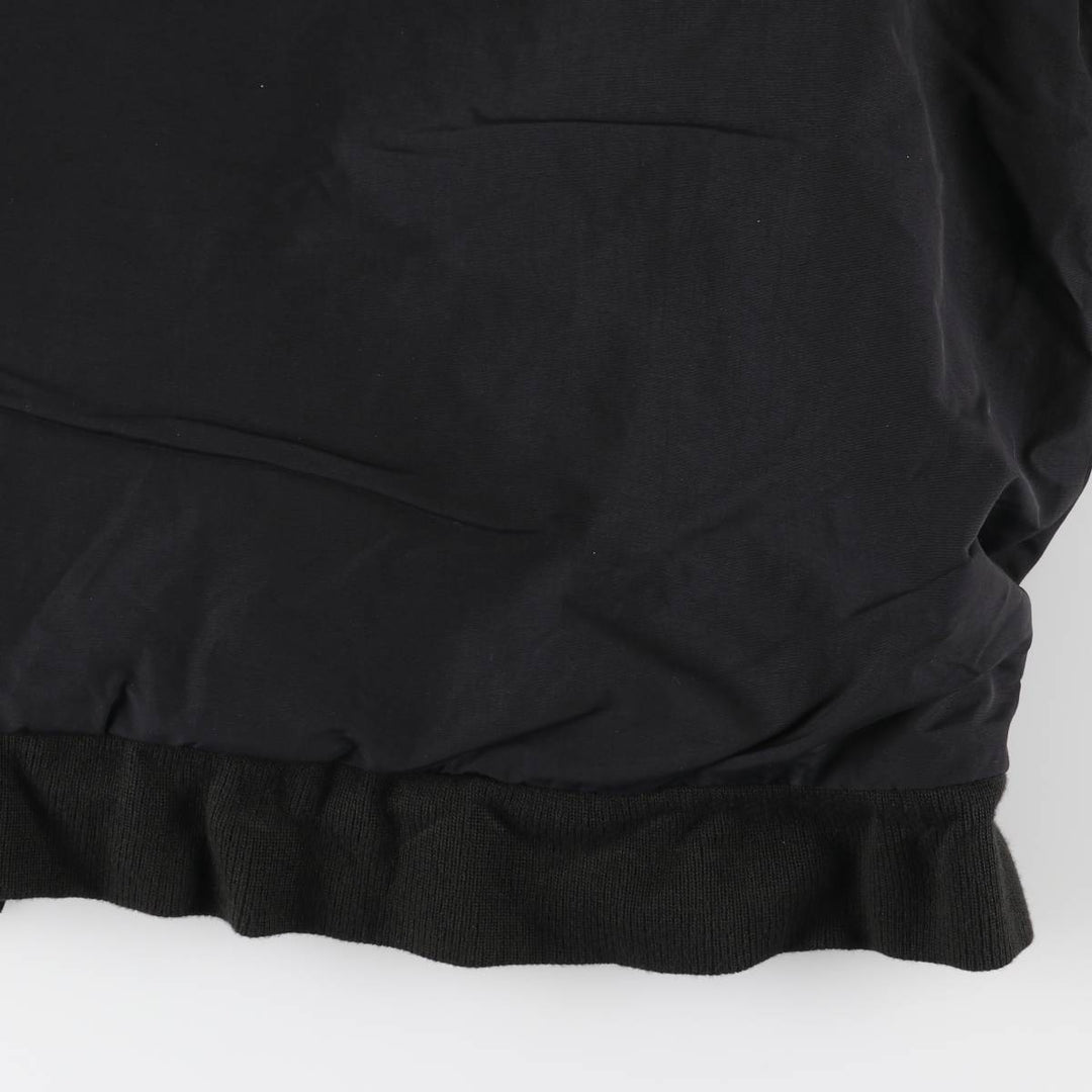 Vintage 90'S Lands' End padded puffer jacket, men's size XL Nylon black type Vintage Second Hand