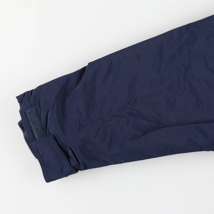 Vintage 80s-90'S Lands' End padded puffer jacket, size M, men's Nylon navy blue type Vintage Second Hand