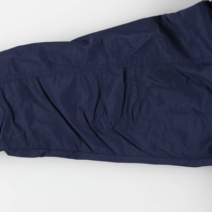 Vintage 80s-90'S Lands' End padded puffer jacket, size M, men's Nylon navy blue type Vintage Second Hand