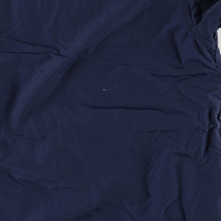 Vintage 80s-90'S Lands' End padded puffer jacket, size M, men's Nylon navy blue type Vintage Second Hand