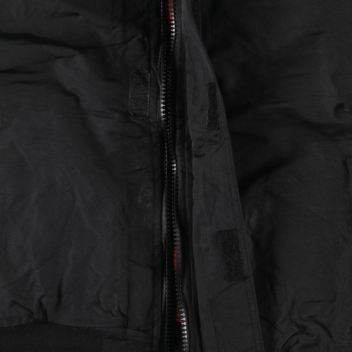 Dickies padded hoodie/puffer jacket, men's size S polyester black type Vintage Second Hand