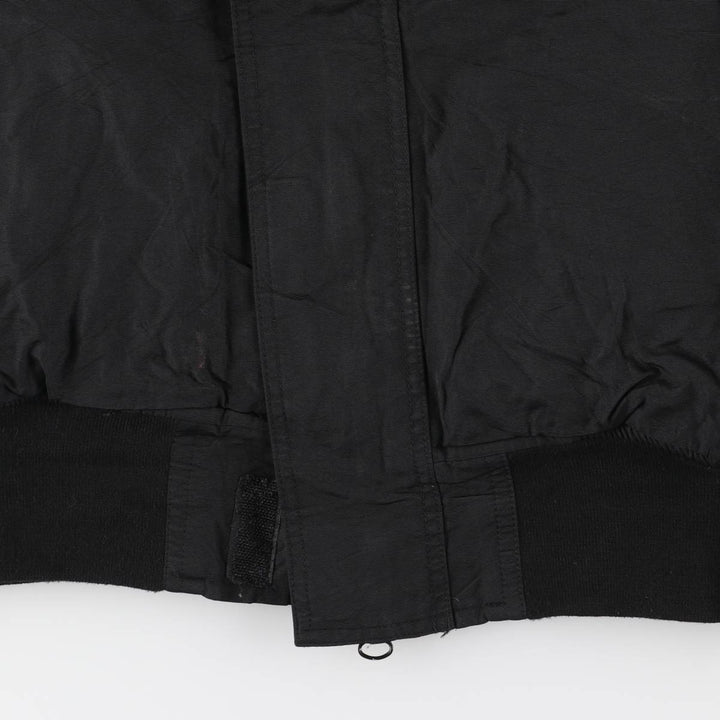 Dickies padded hoodie/puffer jacket, men's size S polyester black type Vintage Second Hand