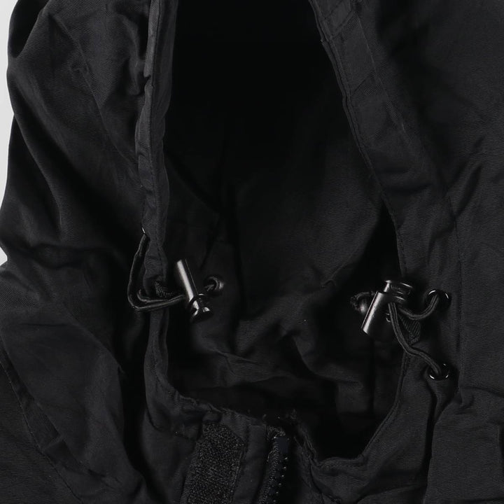 Dickies padded hoodie/puffer jacket, men's size S polyester black type Vintage Second Hand