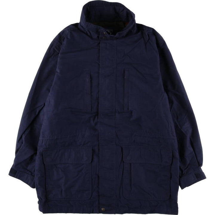 LANDS' END Men's Padded Puffer Jacket (XL) unclear navy blue type Vintage Second Hand
