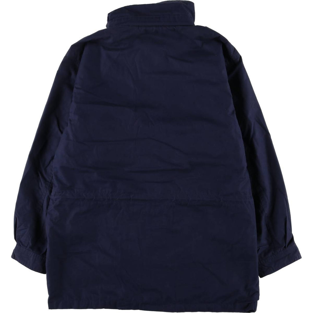 LANDS' END Men's Padded Puffer Jacket (XL) unclear navy blue type Vintage Second Hand
