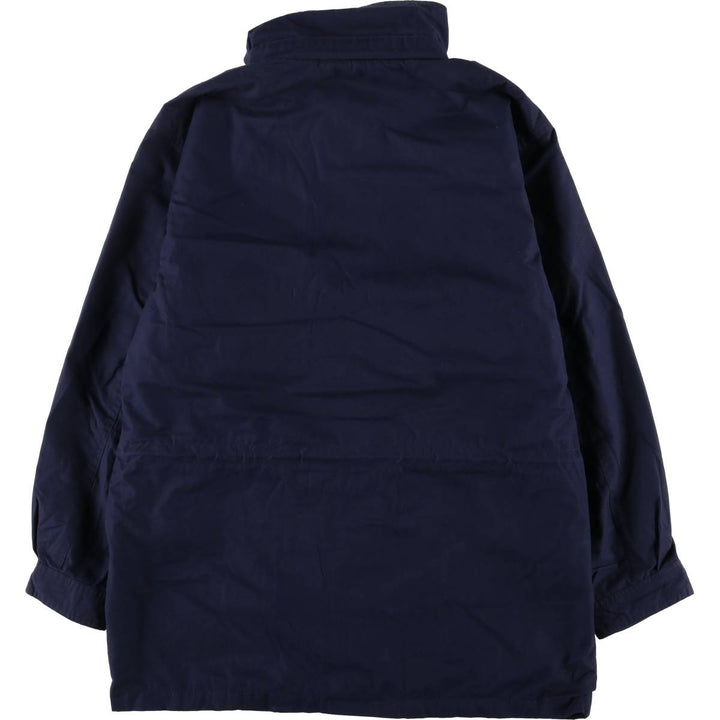 LANDS' END Men's Padded Puffer Jacket (XL) unclear navy blue type Vintage Second Hand