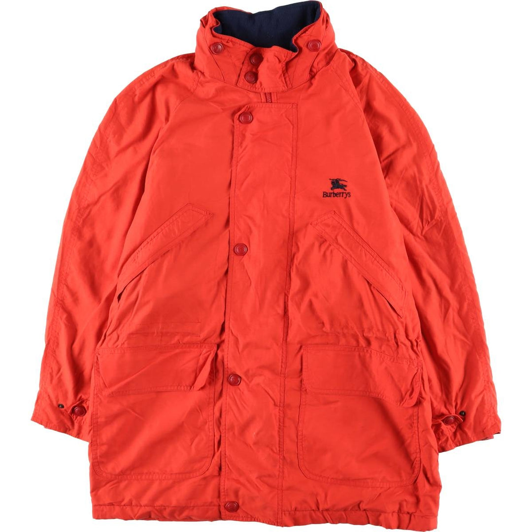 Burberry's BURBERRY padded puffer jacket, made in Spain, men's size XL unclear red type Vintage Second Hand