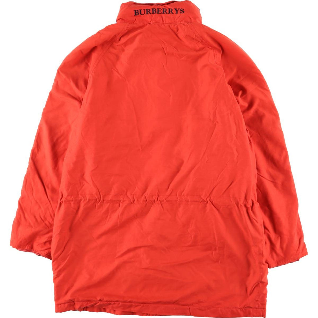 Burberry's BURBERRY padded puffer jacket, made in Spain, men's size XL unclear red type Vintage Second Hand