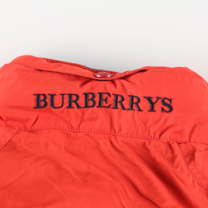 Burberry's BURBERRY padded puffer jacket, made in Spain, men's size XL unclear red type Vintage Second Hand