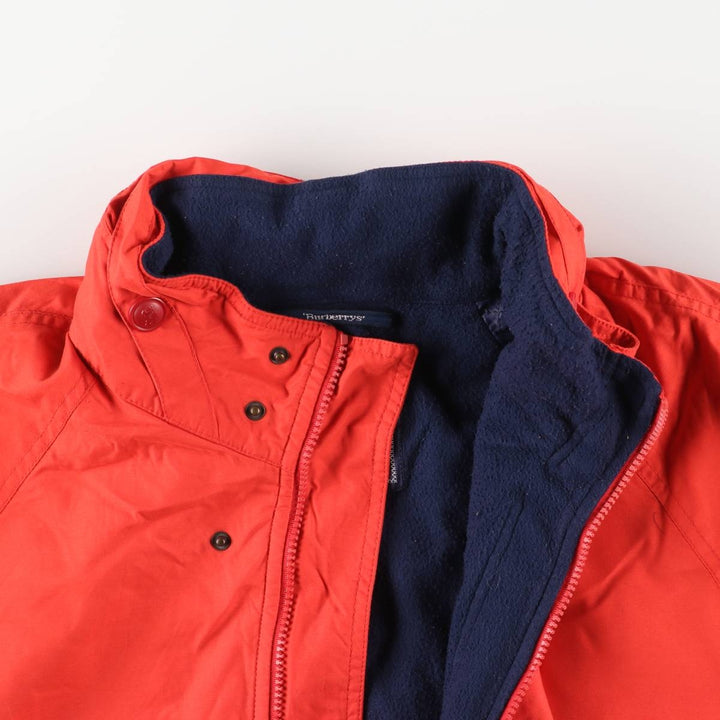Burberry's BURBERRY padded puffer jacket, made in Spain, men's size XL unclear red type Vintage Second Hand