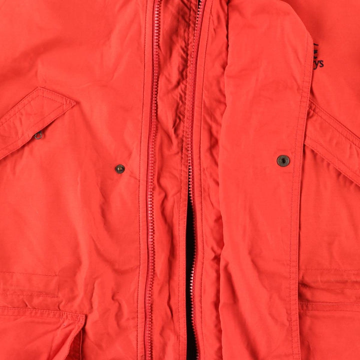 Burberry's BURBERRY padded puffer jacket, made in Spain, men's size XL unclear red type Vintage Second Hand