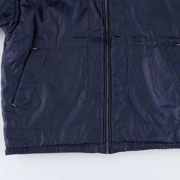 90s-00'S Nike Reversible Padded Puffer Jacket with Back Logo, Men's Size Medium Nylon navy blue type Vintage Second Hand