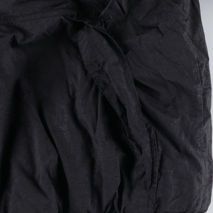90'S Nike reversible puffer jacket with back logo, men's size L, vintage Nylon black type Vintage Second Hand