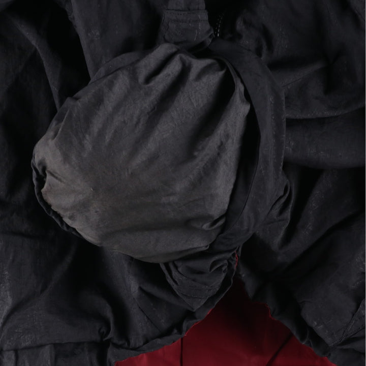 90'S Nike reversible puffer jacket with back logo, men's size L, vintage Nylon black type Vintage Second Hand