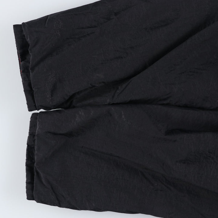 90'S Nike reversible puffer jacket with back logo, men's size L, vintage Nylon black type Vintage Second Hand