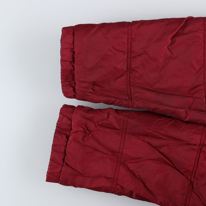 90'S Nike reversible puffer jacket with back logo, men's size L, vintage Nylon black type Vintage Second Hand