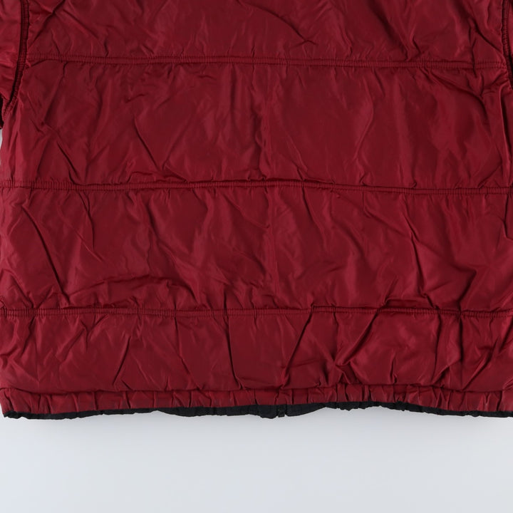 90'S Nike reversible puffer jacket with back logo, men's size L, vintage Nylon black type Vintage Second Hand