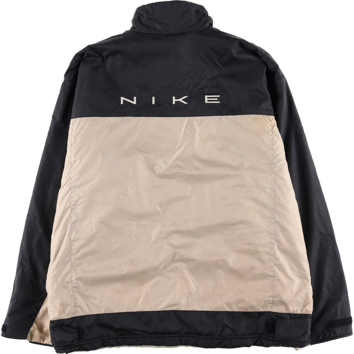 90s-00'S Nike padded puffer jacket, men's size XL Nylon black type Vintage Second Hand