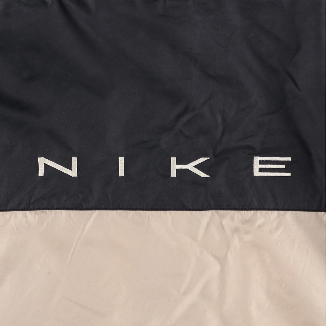 90s-00'S Nike padded puffer jacket, men's size XL Nylon black type Vintage Second Hand