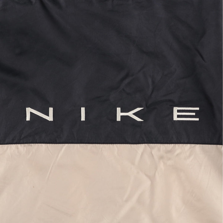 90s-00'S Nike padded puffer jacket, men's size XL Nylon black type Vintage Second Hand