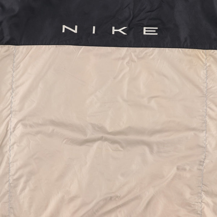 90s-00'S Nike padded puffer jacket, men's size XL Nylon black type Vintage Second Hand