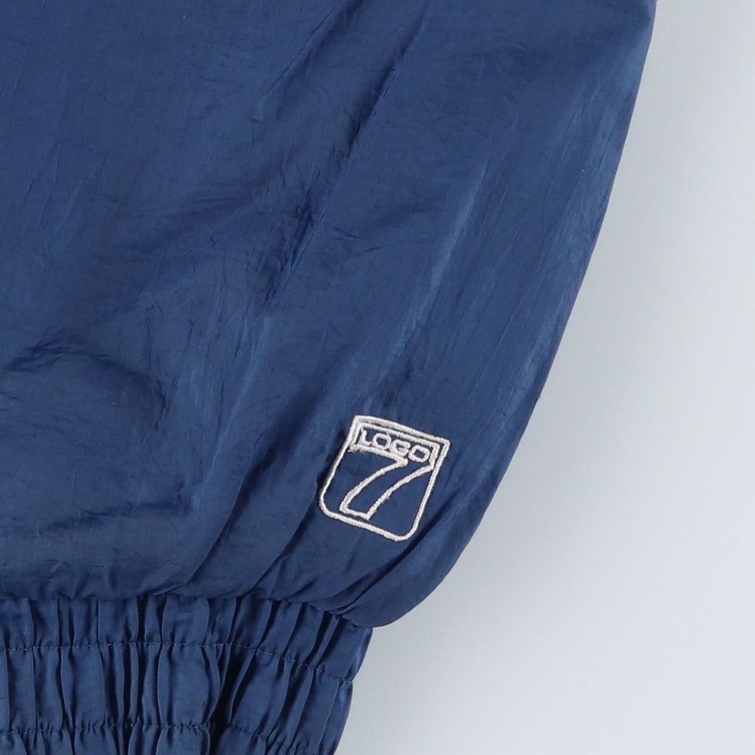 90'S Logo7 NFL Dallas Cowboys Padded Puffer Jacket, Men's Size Medium Nylon Blue type light blue Vintage Second Hand