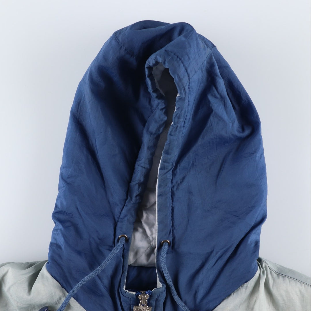 90'S Logo7 NFL Dallas Cowboys Padded Puffer Jacket, Men's Size Medium Nylon Blue type light blue Vintage Second Hand