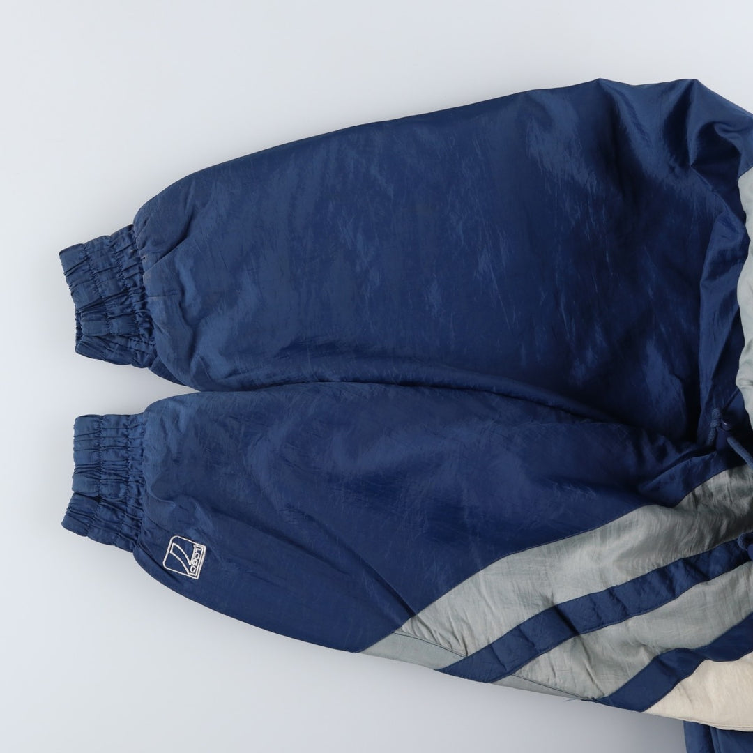 90'S Logo7 NFL Dallas Cowboys Padded Puffer Jacket, Men's Size Medium Nylon Blue type light blue Vintage Second Hand