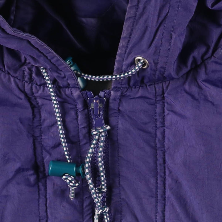 90'S Nike Padded Parka Puffer Jacket Men's Size L Vintage polyester purple type Vintage Second Hand