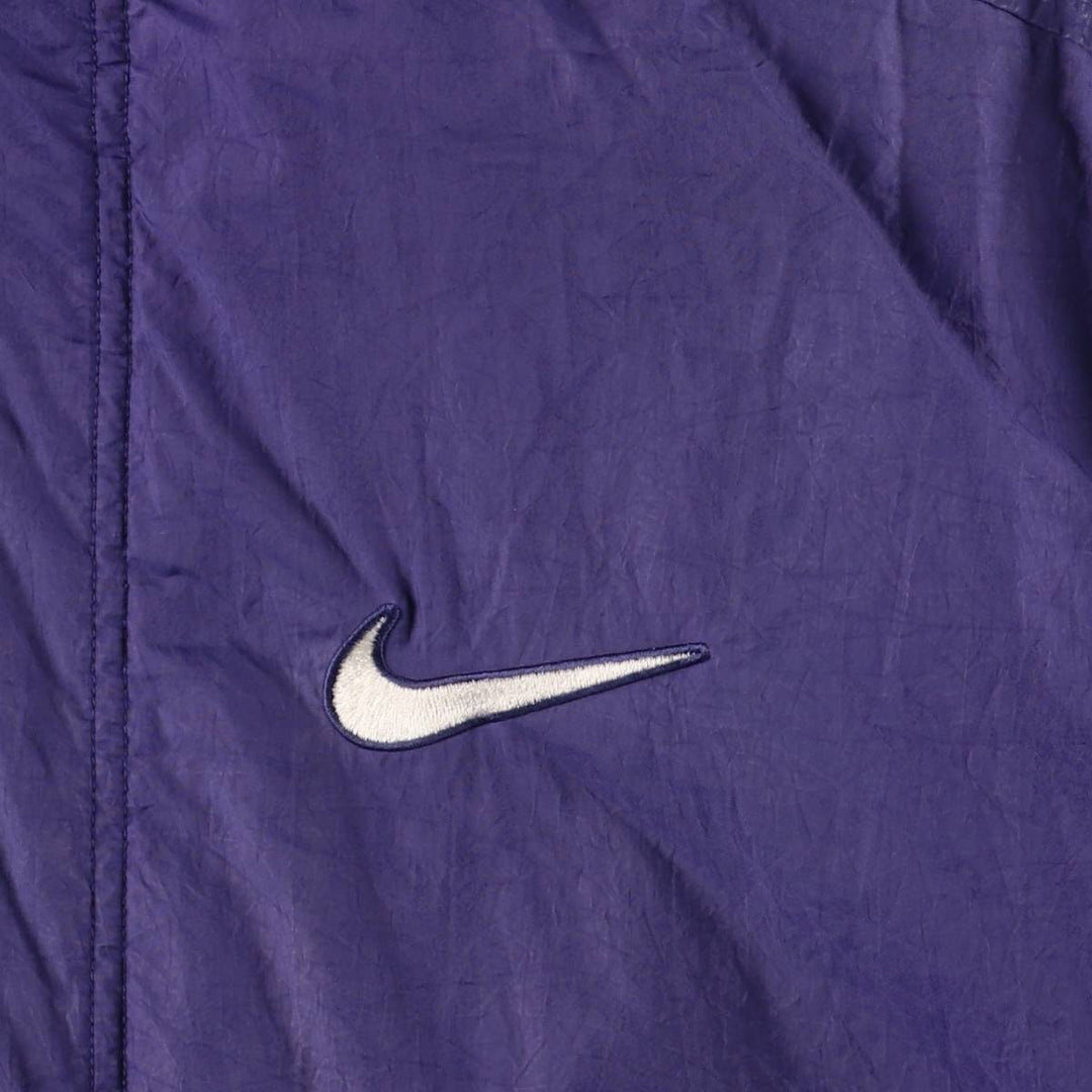90'S Nike Padded Parka Puffer Jacket Men's Size L Vintage polyester purple type Vintage Second Hand