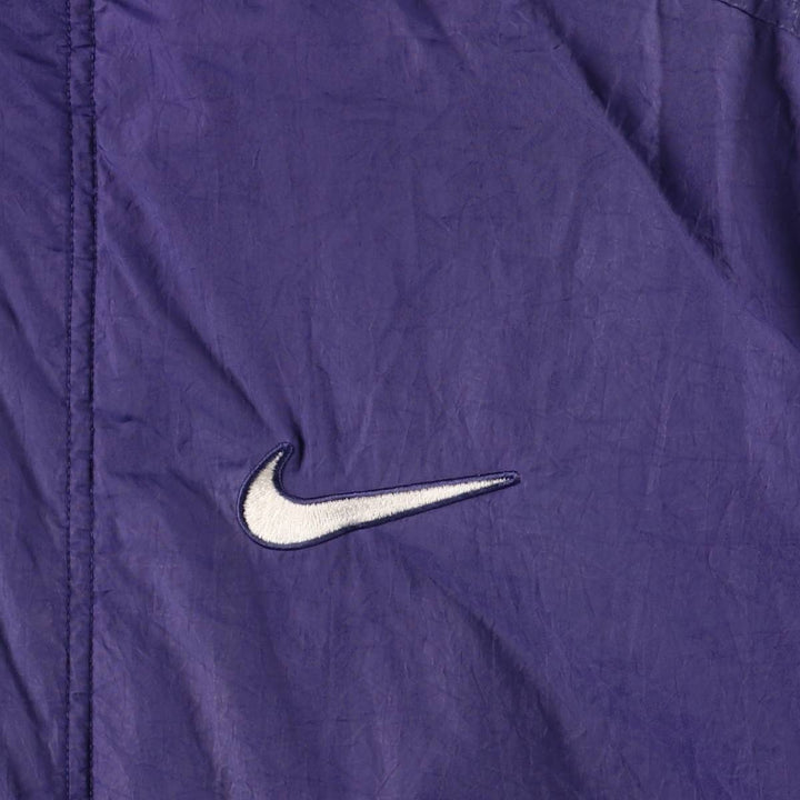 90'S Nike Padded Parka Puffer Jacket Men's Size L Vintage polyester purple type Vintage Second Hand