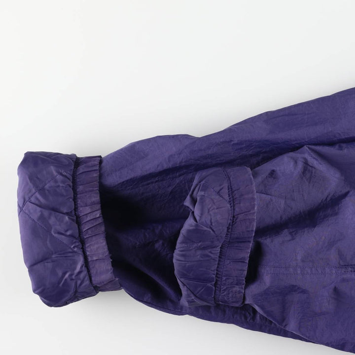 90'S Nike Padded Parka Puffer Jacket Men's Size L Vintage polyester purple type Vintage Second Hand