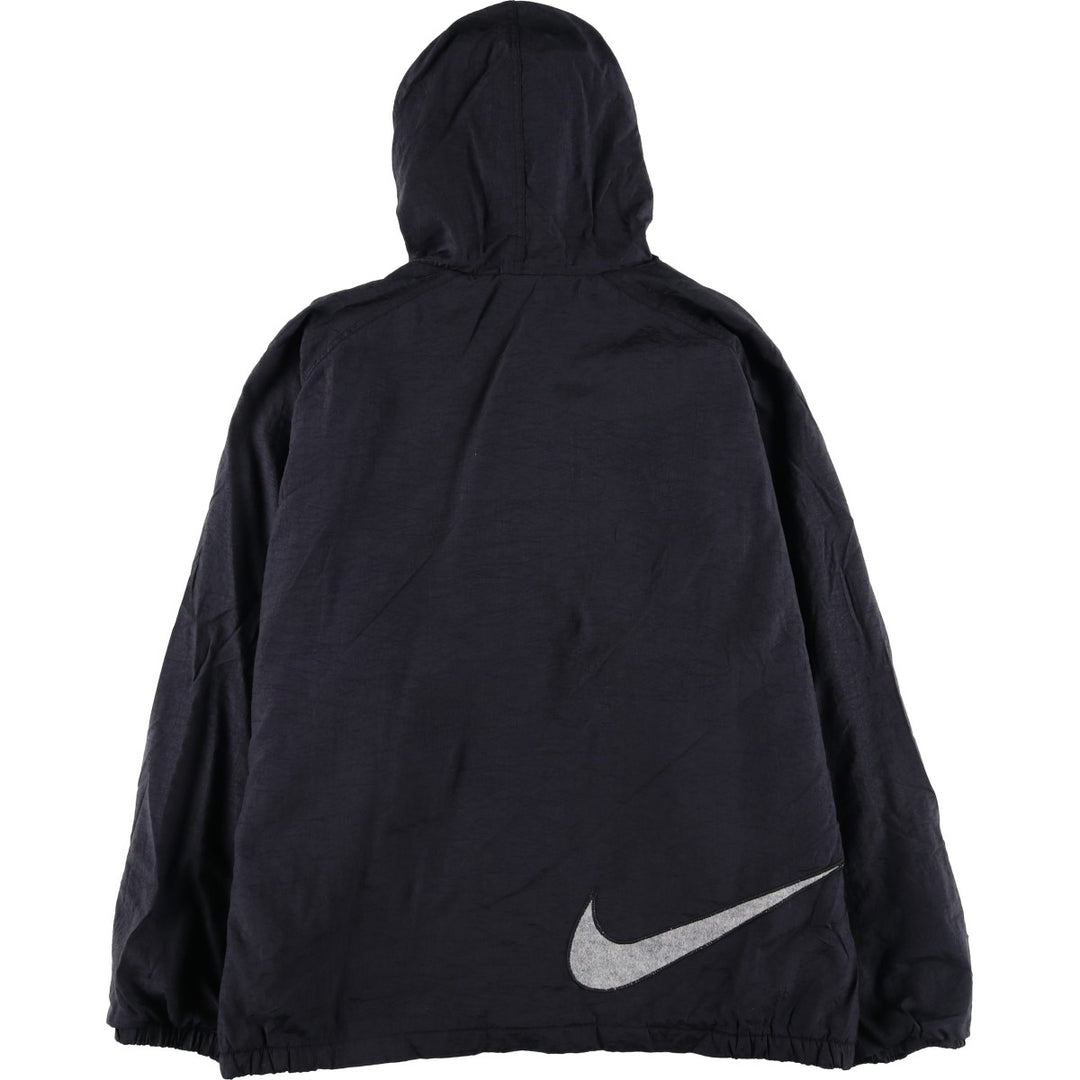 2000'S Nike padded hoodie/puffer jacket, men's size XL unclear black type Vintage Second Hand