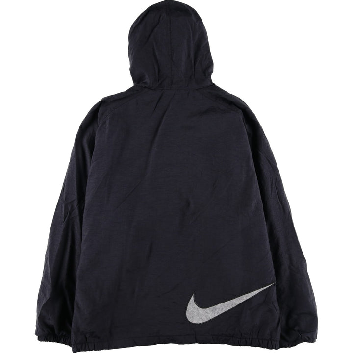 2000'S Nike padded hoodie/puffer jacket, men's size XL unclear black type Vintage Second Hand