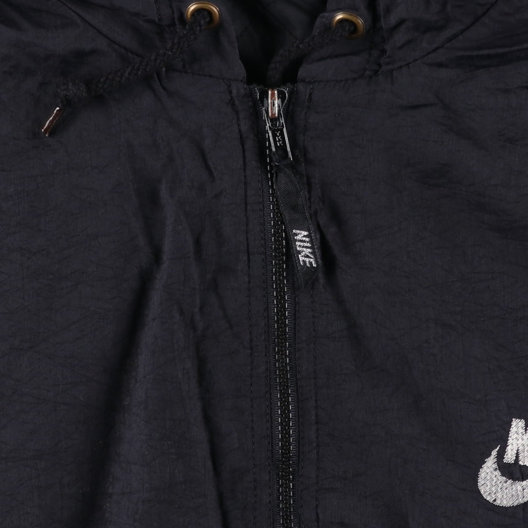 2000'S Nike padded hoodie/puffer jacket, men's size XL unclear black type Vintage Second Hand