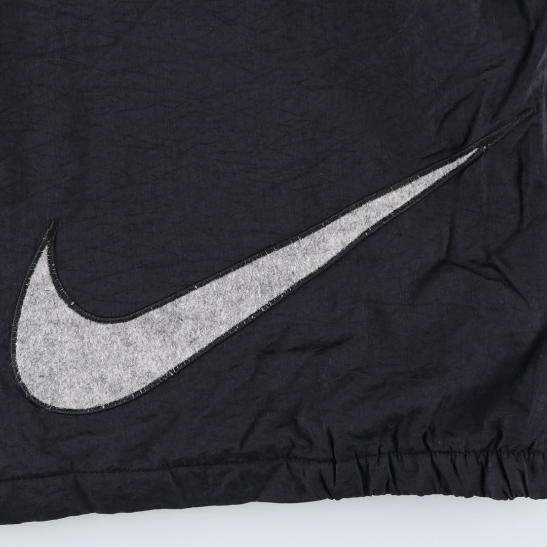 2000'S Nike padded hoodie/puffer jacket, men's size XL unclear black type Vintage Second Hand