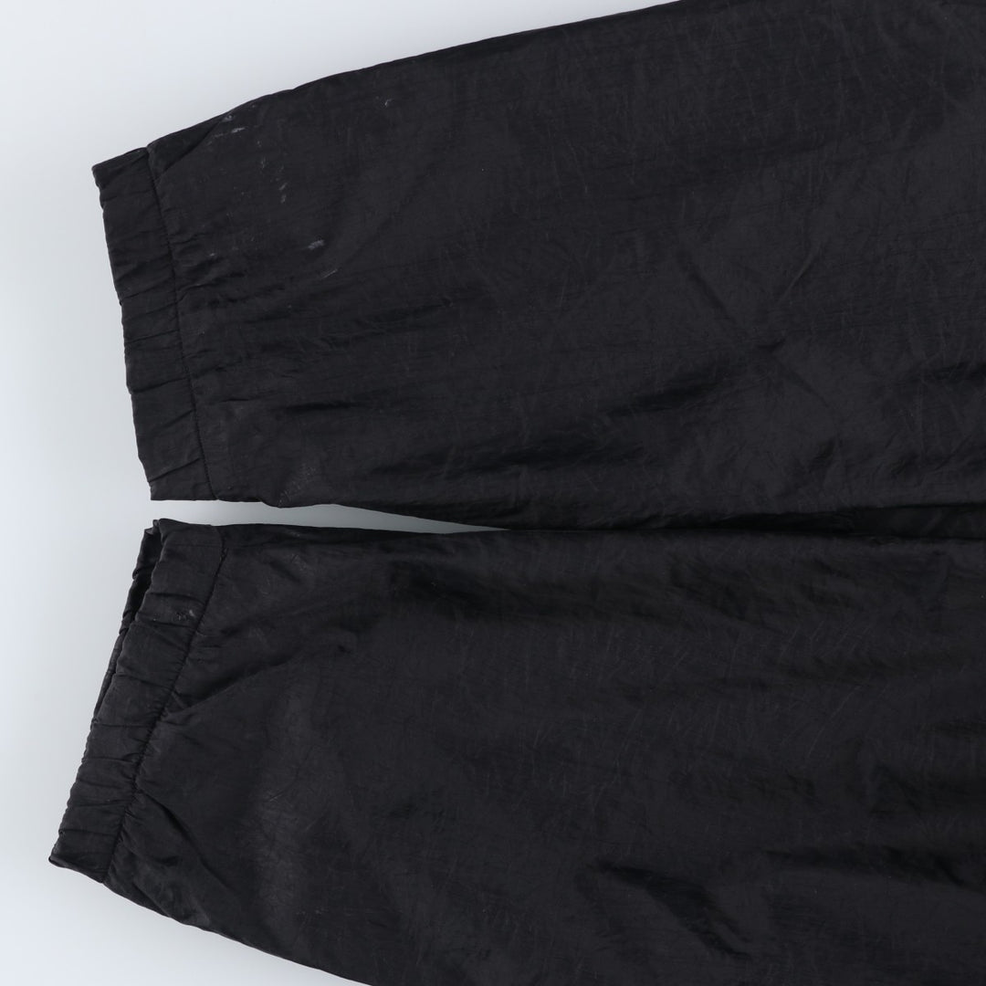 90s-00'S Nike Back Logo Coach Jacket, Men's Size Medium Nylon black type Vintage Second Hand