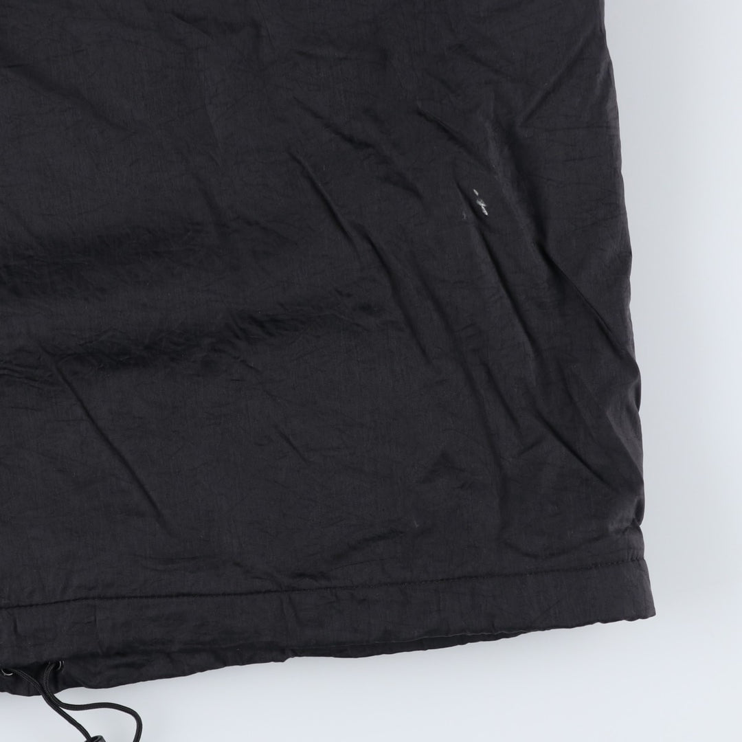90s-00'S Nike Back Logo Coach Jacket, Men's Size Medium Nylon black type Vintage Second Hand