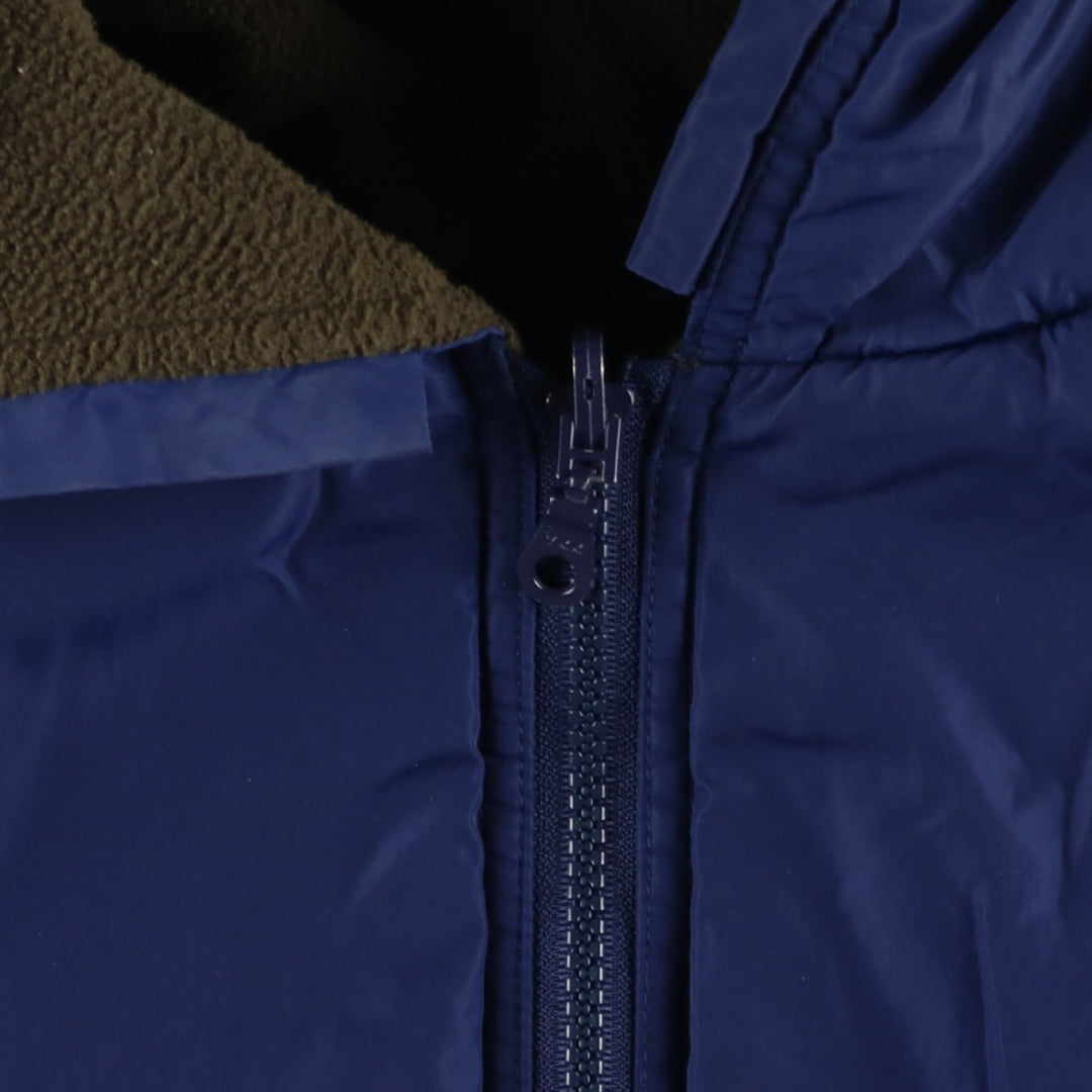 90s-00'S adidas reversible padded puffer jacket, men's size XXL Nylon blue type Vintage Second Hand