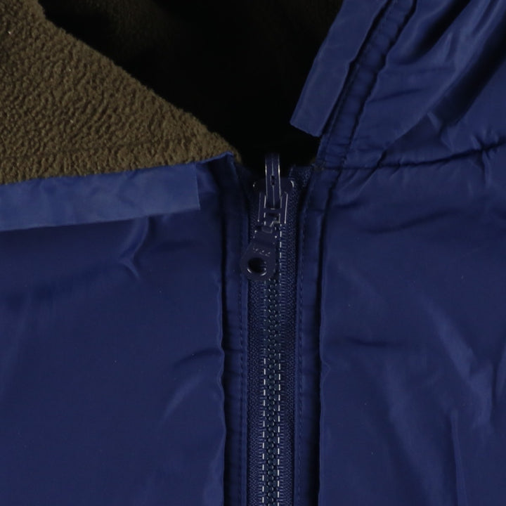 90s-00'S adidas reversible padded puffer jacket, men's size XXL Nylon blue type Vintage Second Hand
