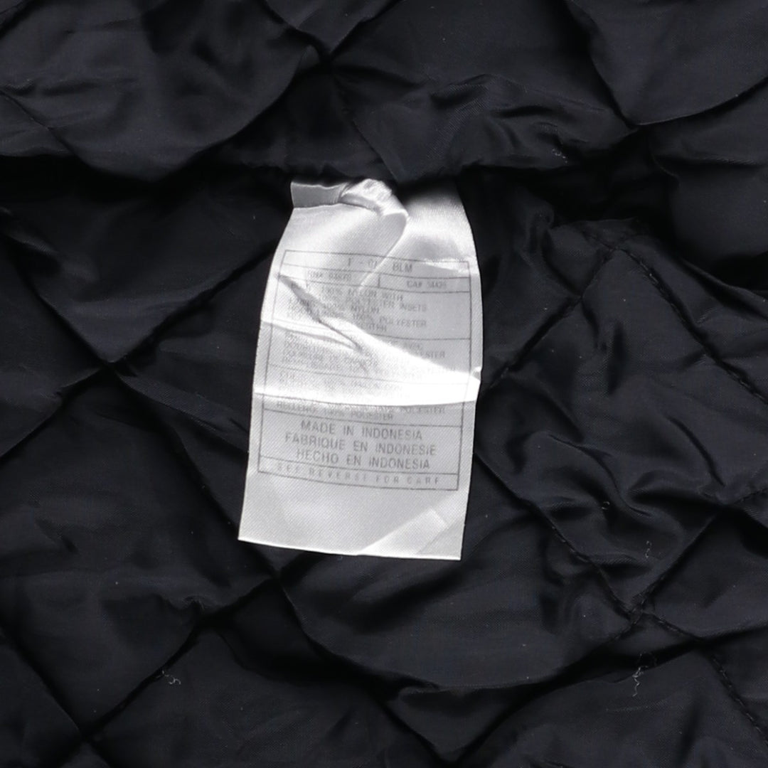 2000'S Nike Team NFL Las Vegas Raiders Padded Puffer Jacket, Men's Size L Nylon black type Vintage Second Hand