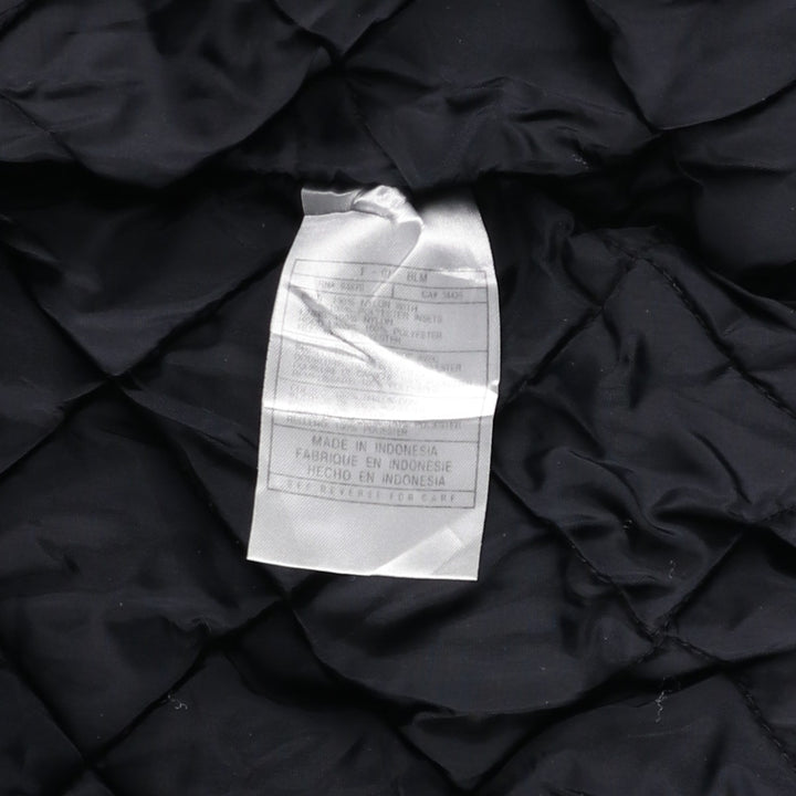 2000'S Nike Team NFL Las Vegas Raiders Padded Puffer Jacket, Men's Size L Nylon black type Vintage Second Hand